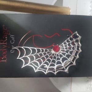 Spider web Ear cuff